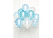 DIY Ballon-Set blau mit 10 Ballons
