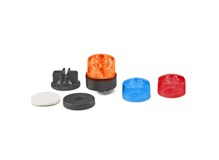 Rundumleuchte mit verschiedenen Aufsätzen