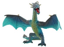 Drache fliegend türkis