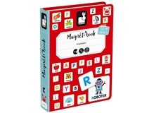 Magnetbuch Lerne die Uhr 112 Buchstaben und 2 Magnete Version Deutsch