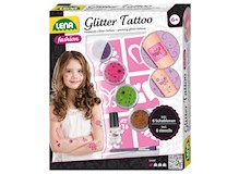 Glitter Tattoo Körperglitzer in 4 Farben, inkl. Schablonen, ab 6+