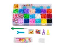 Loom Bands Set in Köfferchen 5600 farbige Ringe 