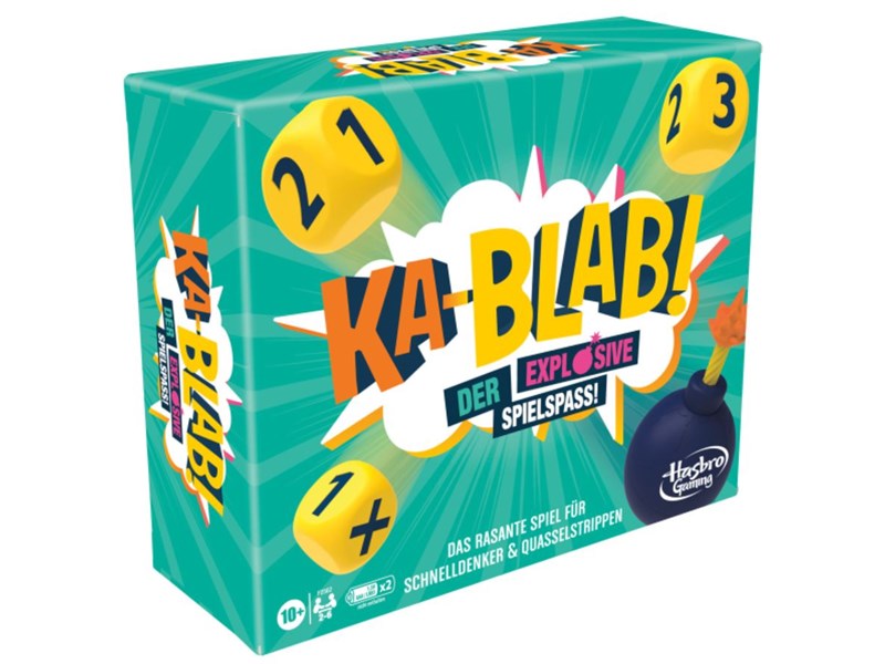 HASBRO Gesellschaftspiel Kablab, Spass für Schnelldenker Denkspiel ...