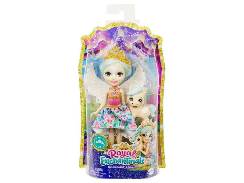 HASBRO Spielfigur Enchantimals Royals Pegasus Paolina & Wingley, Puppe ...